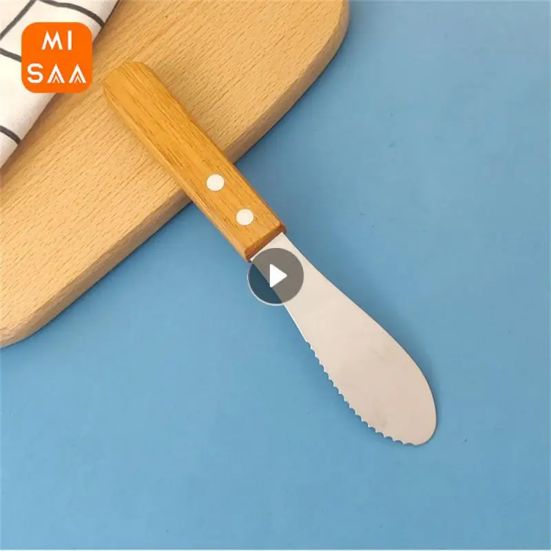 Cream Scraper 420 Stainless Steel Polished Modern Minimalist Kitchen Tools Butter Knife Smoothing Cream Cheese Knife