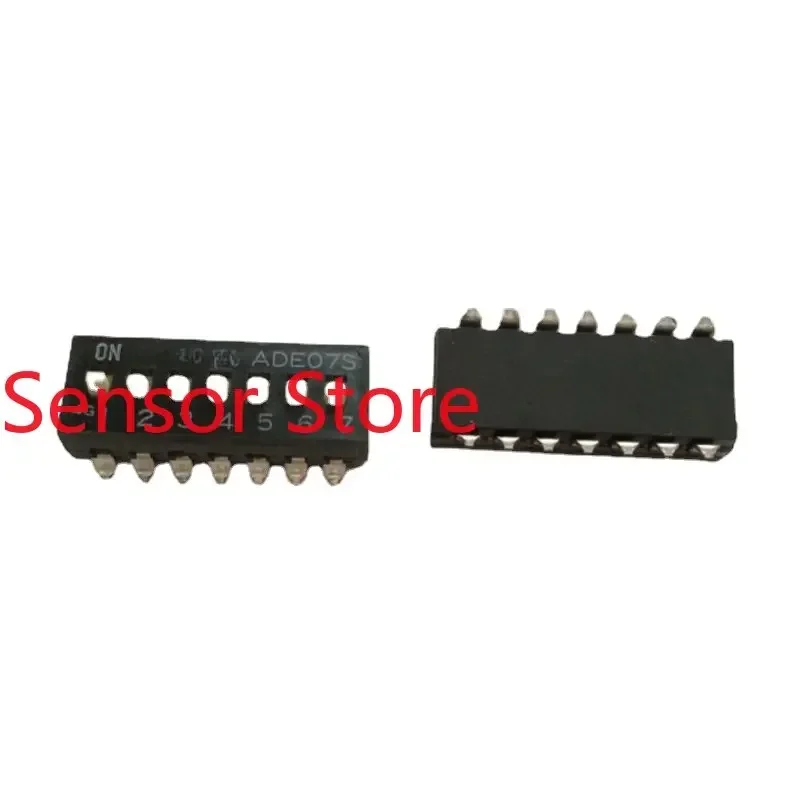 10PCS Code Switch 7-position Chip Mounted Keyboard Type Open   2.54 Spacing ADE07S