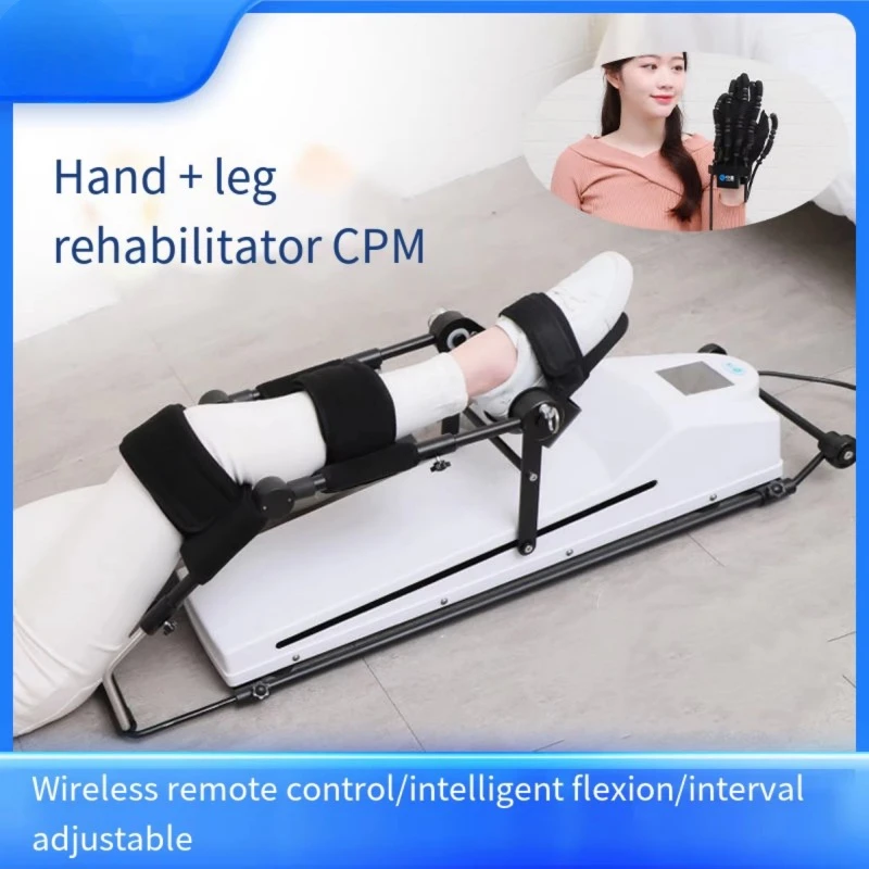 Knee Joint Rehabilitation Training Equipment Leg Lower Limb Flexion and Extension Exercise CPM Bending and Stretching Home Use