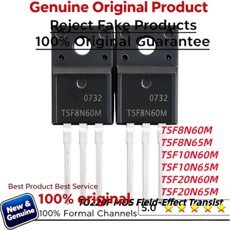 10PCS Original TSF8N60M TSF8N65M TSF10N60M TSF10N65M TSF20N60M TSF20N65M 8N60 8N65 10N60 10N65 20N65 MOS Field-Effect Transist