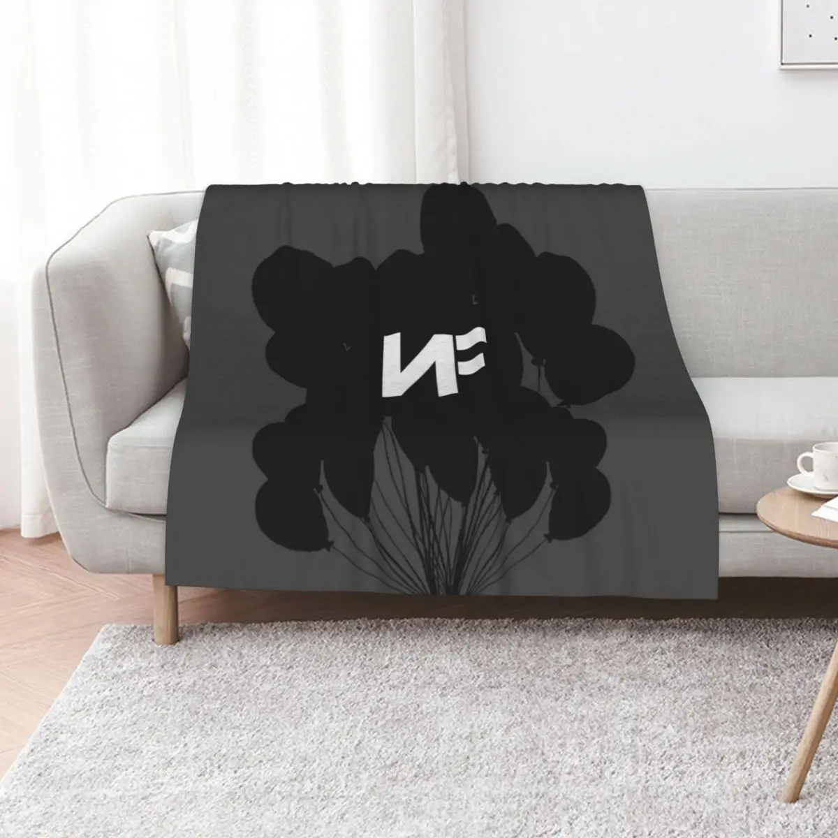 

NF Balloons Throw Blanket Sofa Quilt Polar Hairy Flannels Blankets