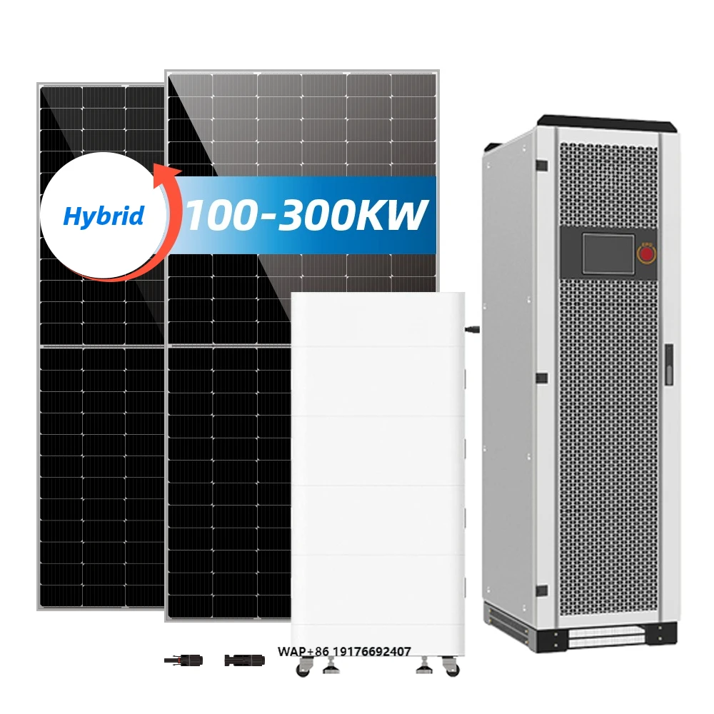 100kw 120kw 150kw ESS Hybrid Generator Solar Energy Storage System 300 kwh BMS Solar Battery Storage Container