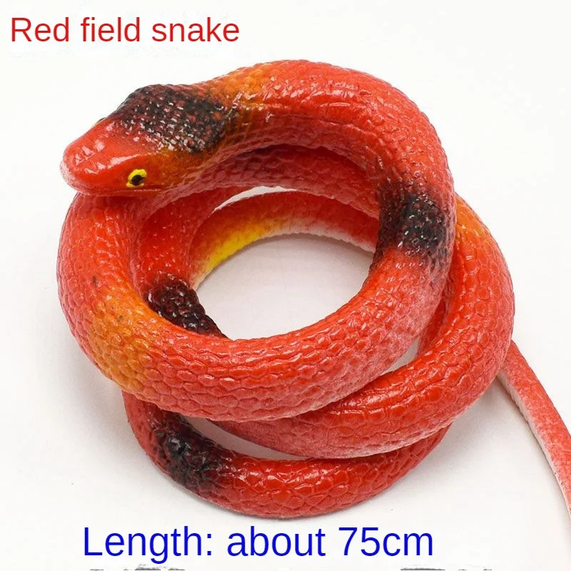 Rubber Imitation Snake Unique Shape And Texture Toy 75cm Party & Holiday Decoration Novelty Toys Realistic Prank Toys