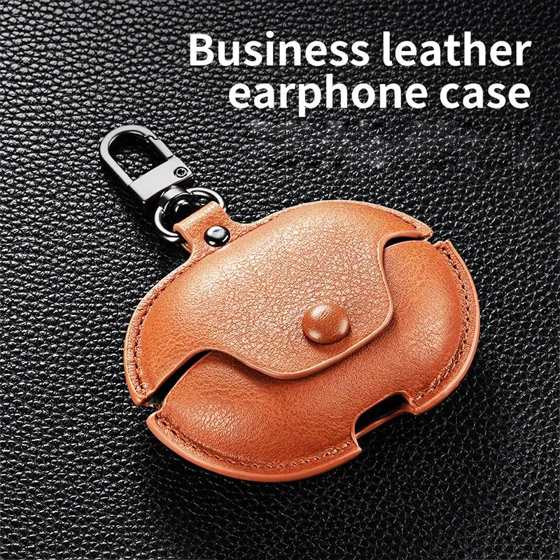 Retro Leather Earphone Case For Huawei Freebuds Pro 3 2 Cover For Huawei Freebuds 5i 4i SE Headphone Protective Cases Fundas