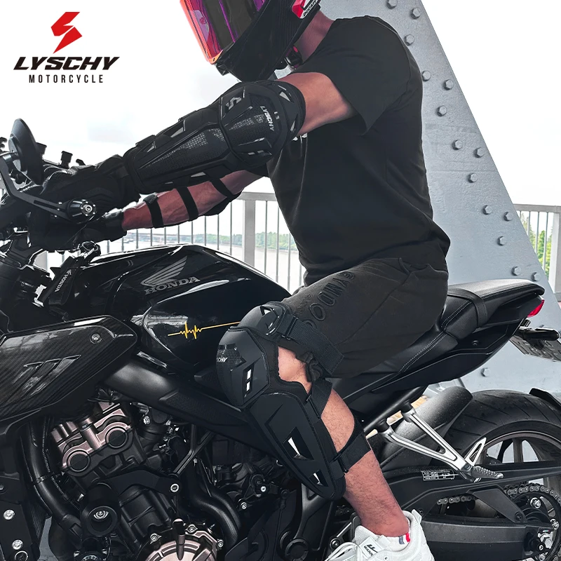

LYSCHY Motorcycle Knee Pad Men Protective Gear Knee Protector Women Riding Equipment Motocross Motor Protective Gear