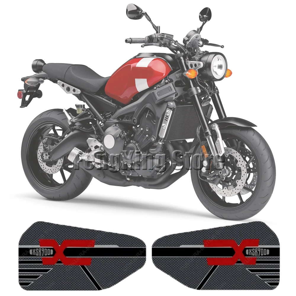

For YAMAHA XSR900 XSR 900 2022 Motorcycle Accessories Gasoline Cap Sticker 3D Epoxy Resin Fuel Tank Protection Sticker
