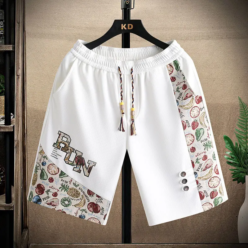 

2025 summer Men's Beach Shorts men fashion Shorts Loose Youth Casual Quick-Drying Shorts man Beach Pants Trendy shorts M-4XL