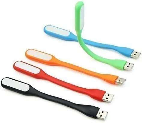 Mini USB LED Light for Laptop, Flexible Gooseneck Reading Lamp, Portable Keyboard Light for PC, Adjustable Book Light
