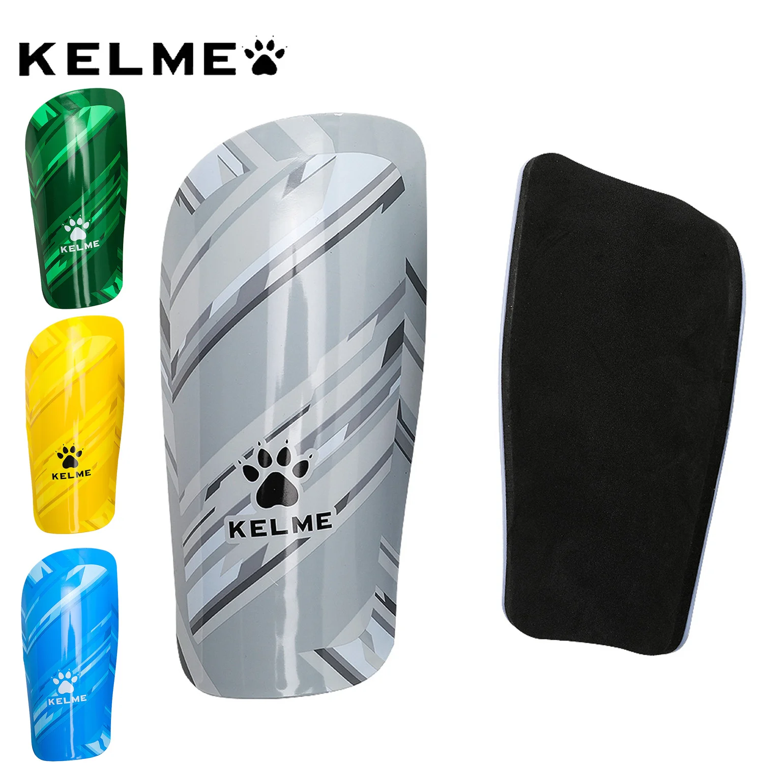 KELME Ultra Light Football Shin Pads Adult Kid Football Safety Pads Impact Protection Unisex Soccer Shin Pads 8101HJ5001