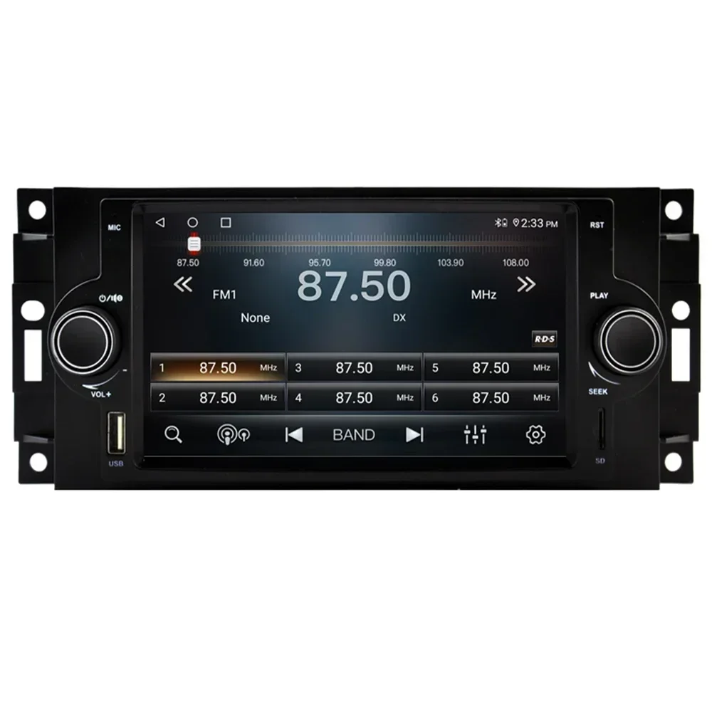 Car Radio Android 13 Autoradio For Chrysler 300C,Cruiser Dodge RAM,Charger,Magnum Jeep Grand Cherokee,Compass,Commander,Patriot