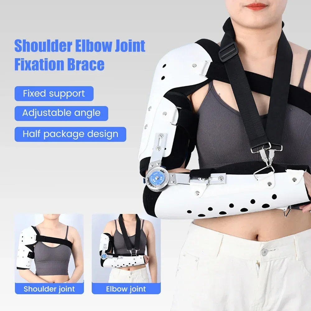 Shoulder Abduction Brace Protection Sling Fixed Wrist Elbow Arm Orthosis Broken Injury Rehabilitation Support Fixation Bracket