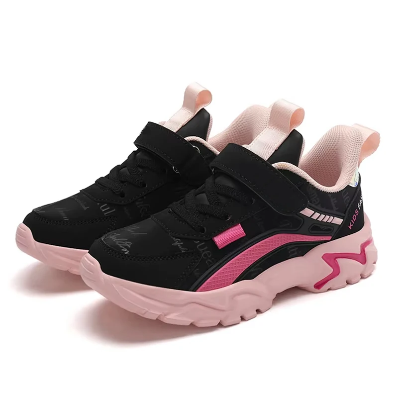 Trendy Kinder Casual Schuhe Mädchen Tennis Rutschfeste Student Kinder Outdoor Sport Lauf Sneaker Komfort Walking Schuhe – Detail 2