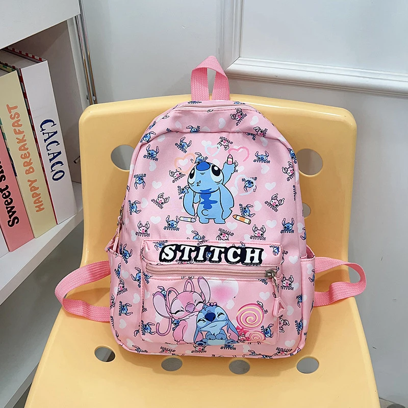 

1pc Stitch Minimalist Backpack – Sleek Design with Adjustable Straps, Durable Polyester Material for Daily Commute.