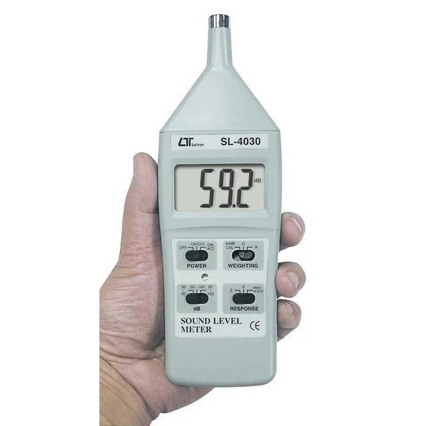 LUTRON SL-4030 Class 2 Digital Sound Level Meter High Accuracy Noise Measurement 30-130dB Range 0.1dB Resolution Plastic OEM