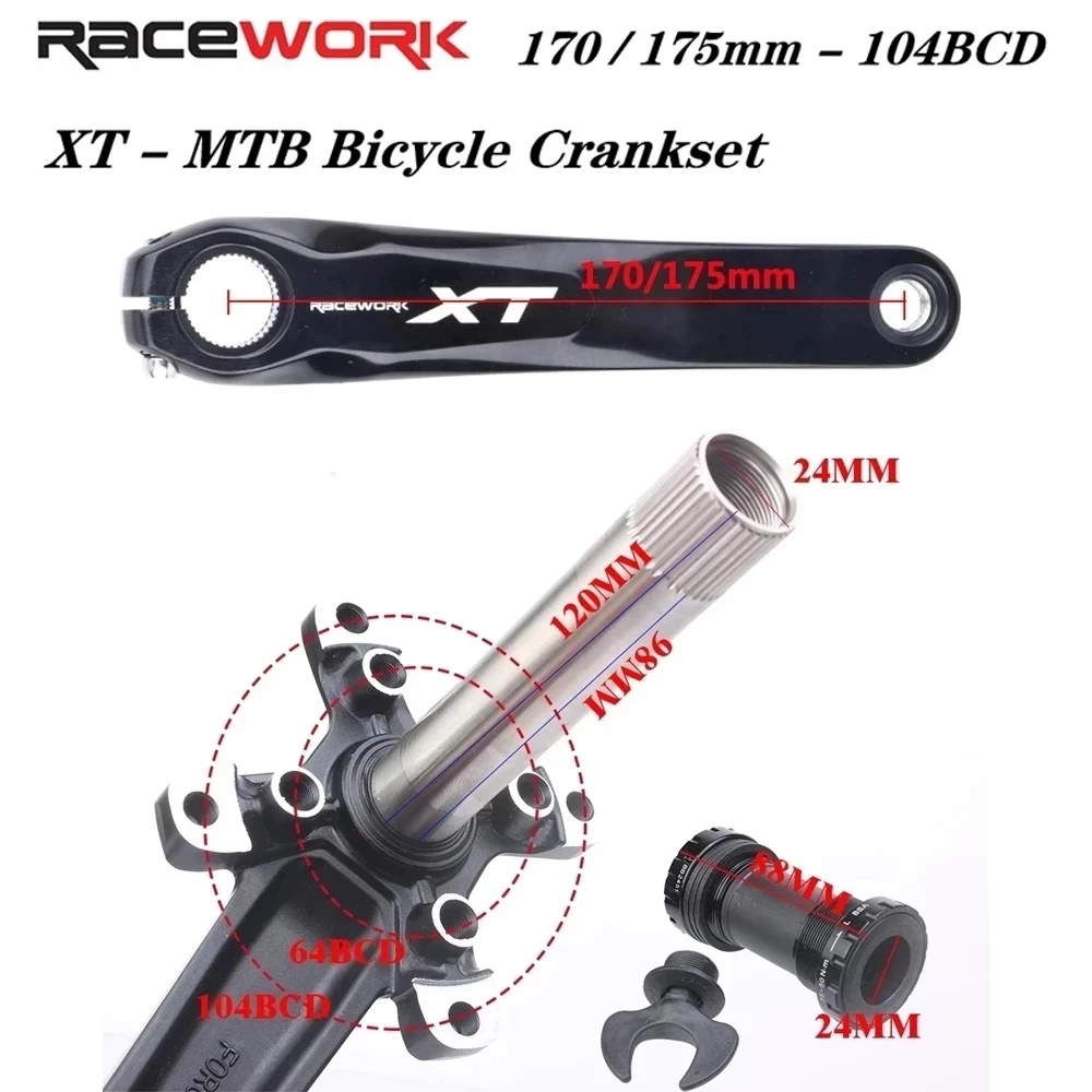 Shimano Deore M6000 1X10S Derailleurs M6000 Shift Lever SUNSHINE Cassette X10 10v Groupset RACEWORK XT Crankset Mot chain