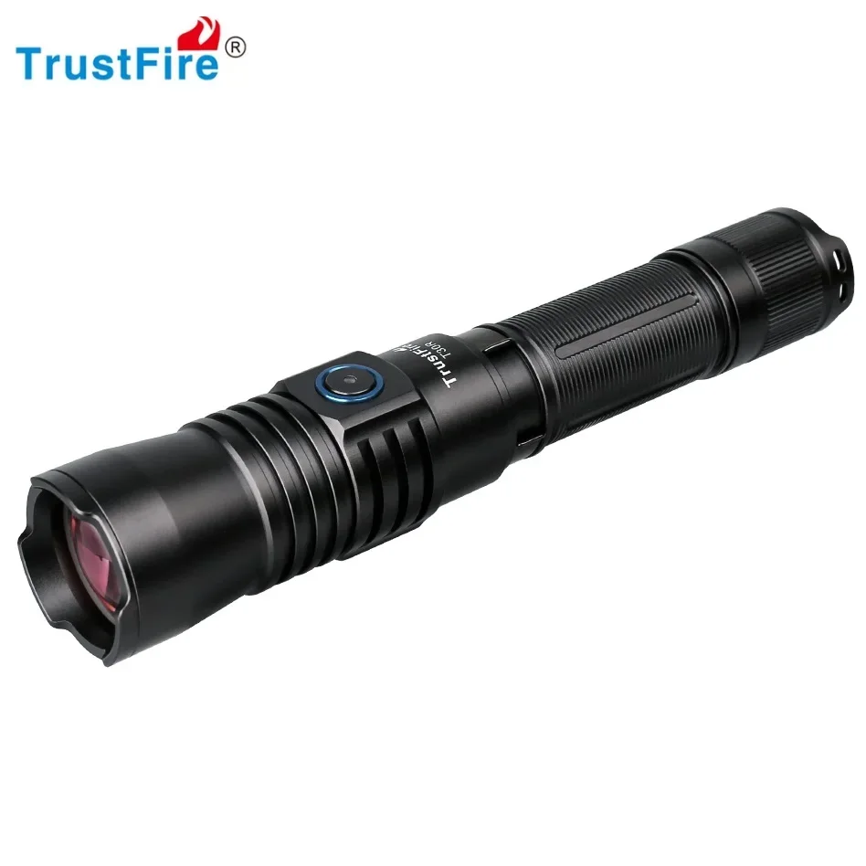 TrustFire T30R LEP Tactical Flashlight 460LM USB Type C Rechargeable Laser Torch Light 1000M for Hunting,Self Defense,Camping