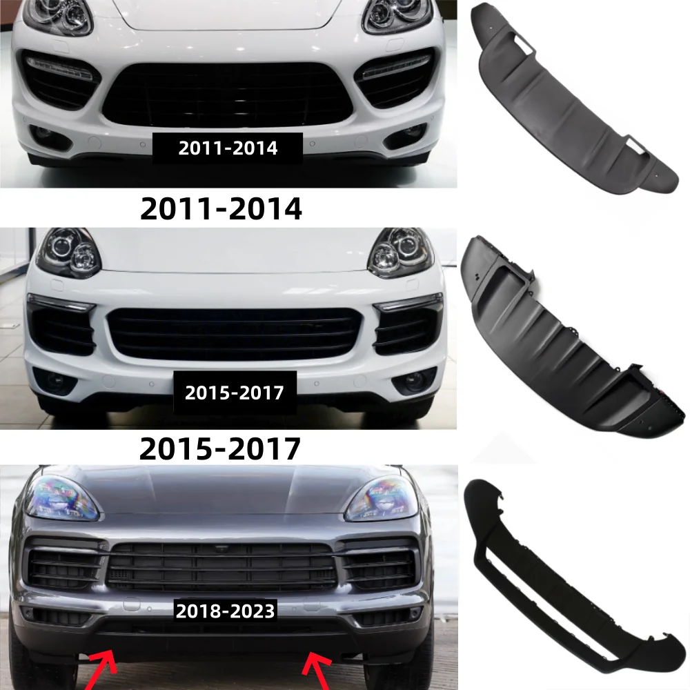 

For Porsche Cayenne 2011-2023 Front bumper lower deflector OE: 95850506100/9585051000/9Y0807061