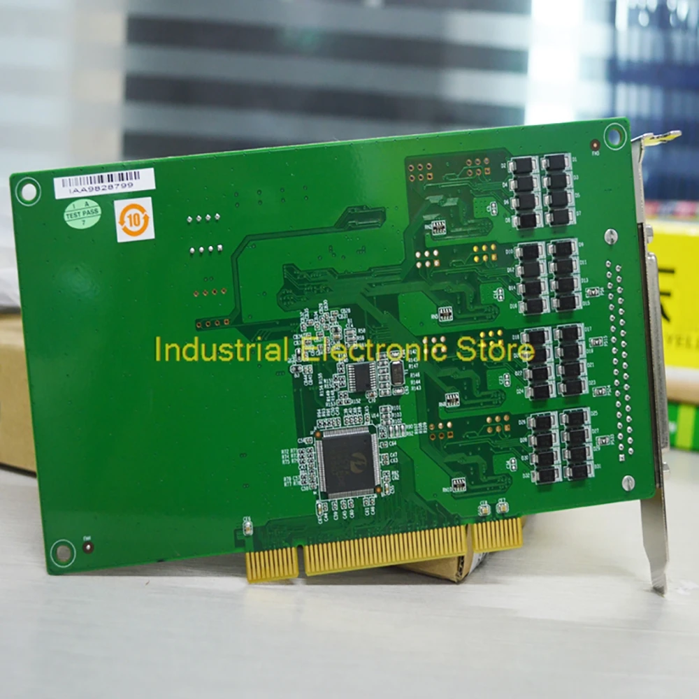 For Advantech 4-Port RS232 With DB9 Cable Isolation Communication Card PCI-1610B