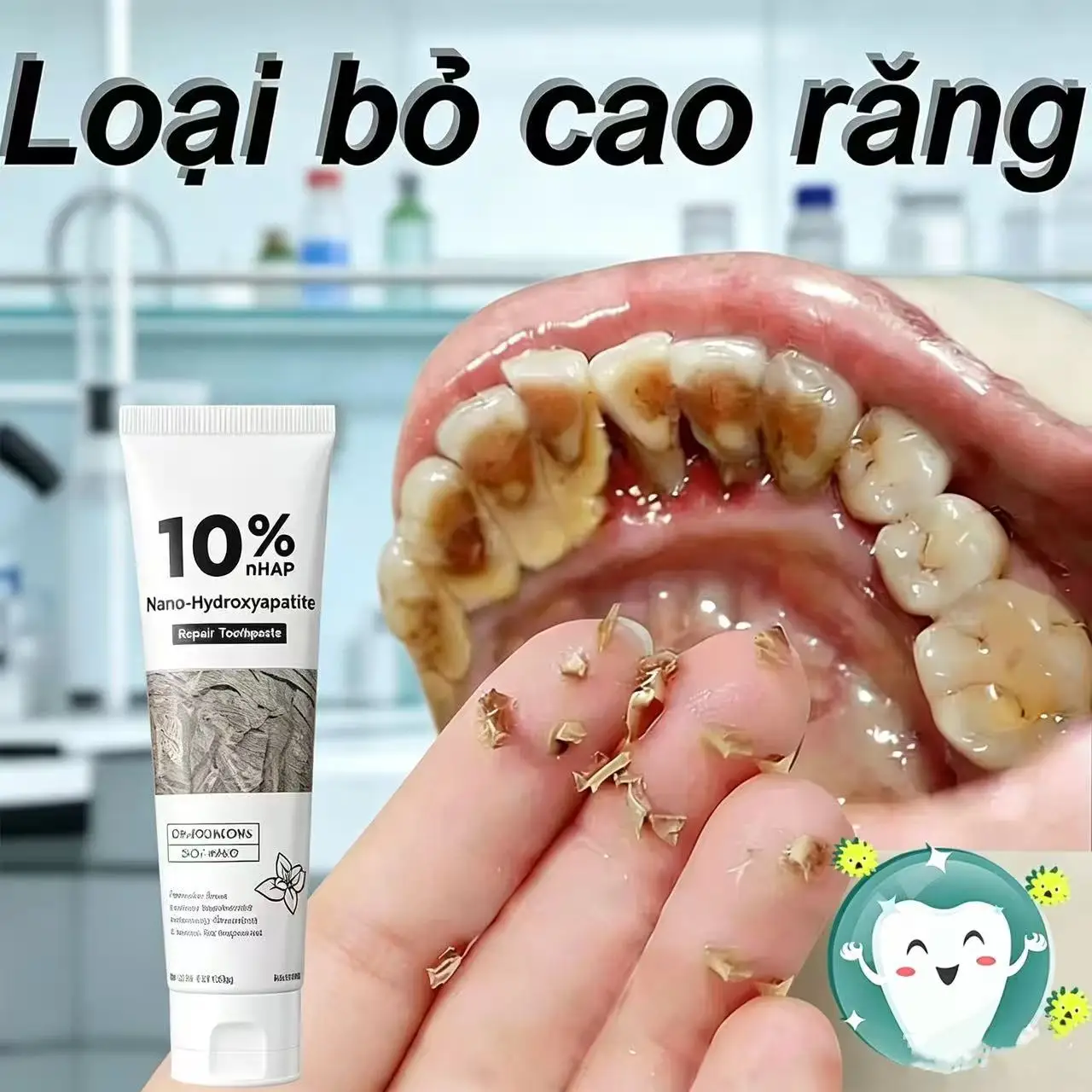 10%Nano Hydroxyapatite Toothpaste Remover Coffee Tea Stain Improve Bad Breath Prevent Caries Teeth Whitening Toothpaste Products