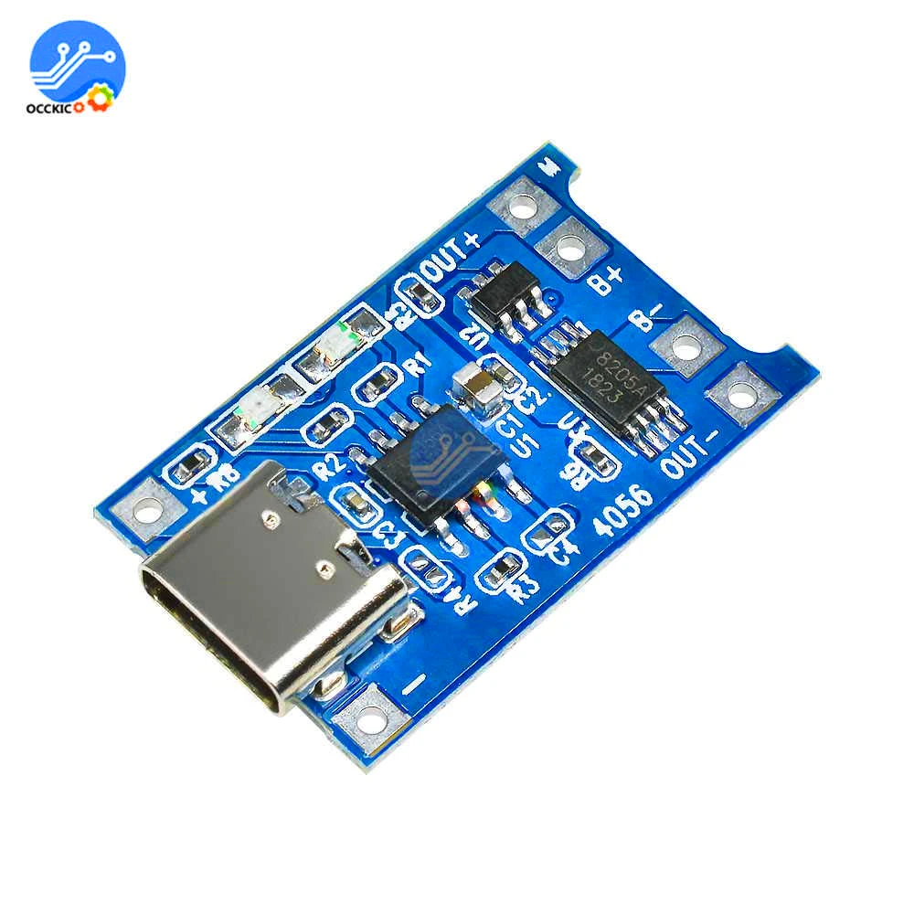 BMS 5V 1A Mini/Micro USB type-c 18650 scheda caricabatteria al litio kit fai da te kit banca di alimentazione modulo di protezione caricabatterie
