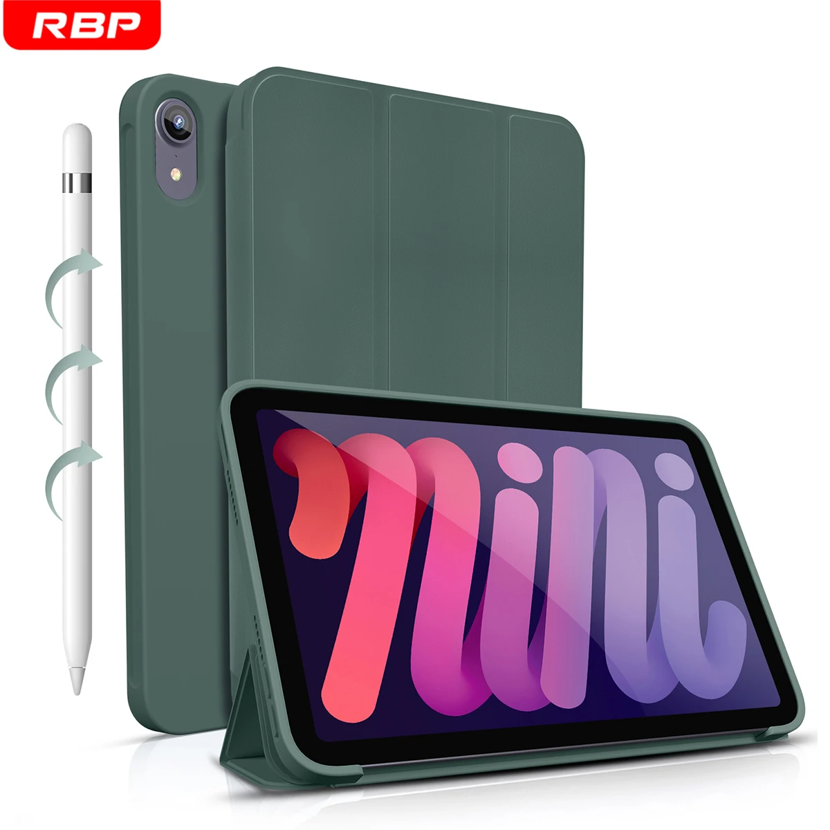 Чехол-подставка RBP из мягкого ТПУ для iPad 10, 10,9 дюйма, 2022, 5/6, 10,2 дюйма, 7/8/9 поколения, Air 45, 10,9 Pro, 11 Mini 8,3, чехол