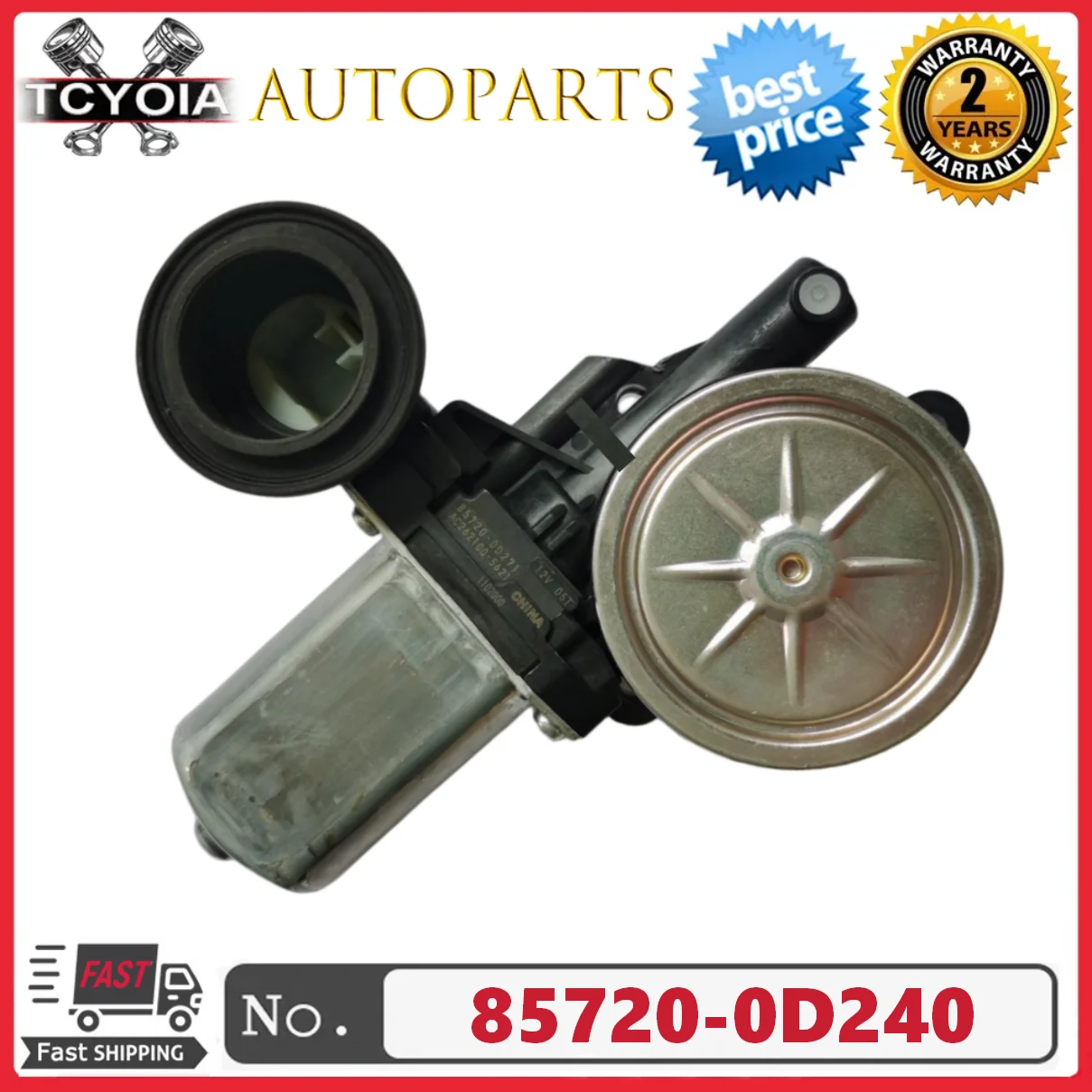 

OEM 85720-0D240 AC262100-5460 MOTOR ASSY POWER FRONT DOOR WINDOW REGULATOR LH for TOYOTA YARIS NSP15*