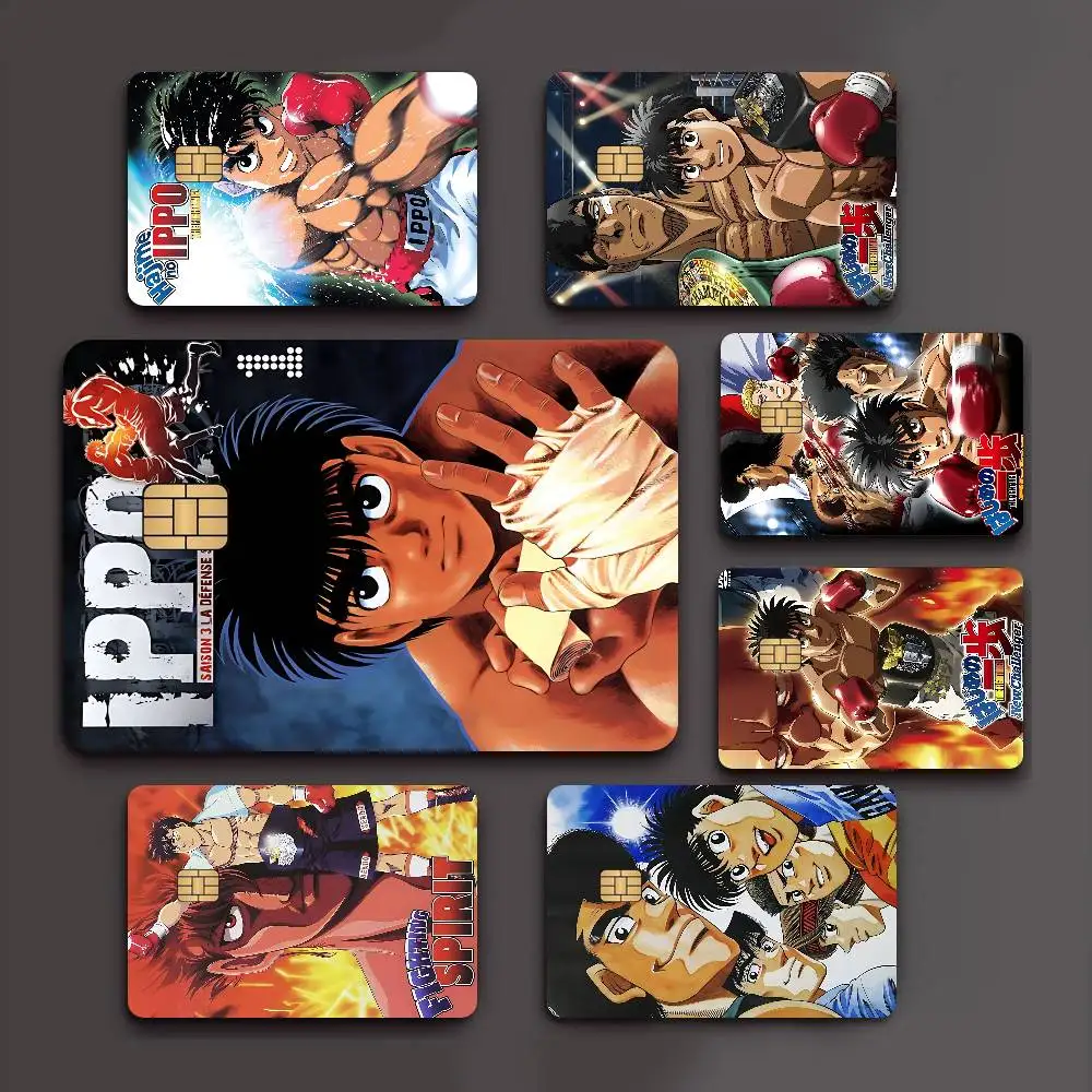 Japanese H-hajime No Anime I-ippo Anime Front Cover Film Sticker Skin for Credit Debit Card Small Large Chip