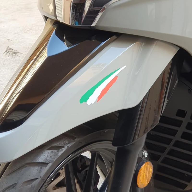 3PCS Italy Flag Motorcycle Sticker Waterproof for Motorbike Helmet Side Panel Car Bike Electric Scooter Decoration Vinyl Decal view 5