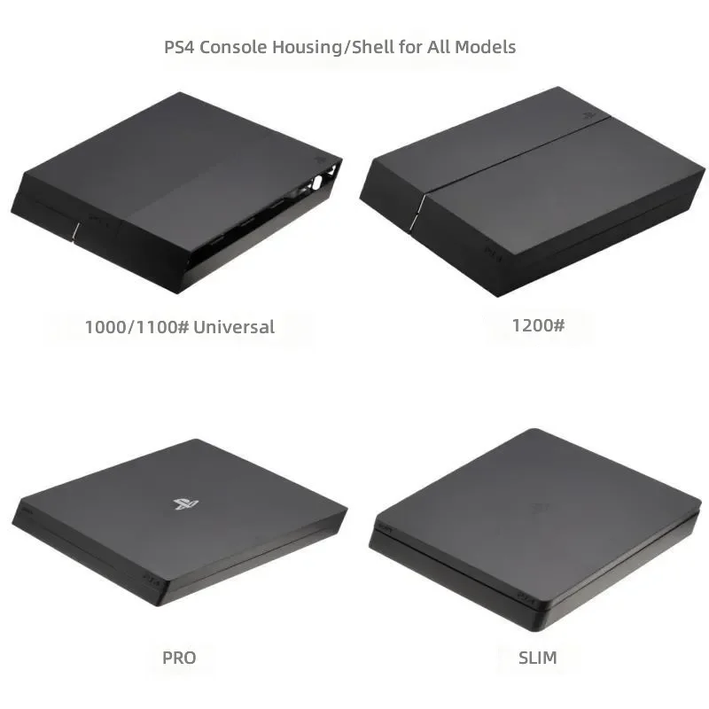 Console Case Hard Disk Cover for PS4 1000 1100 1200 Slim 2000 Pro Game Console Protective Shell