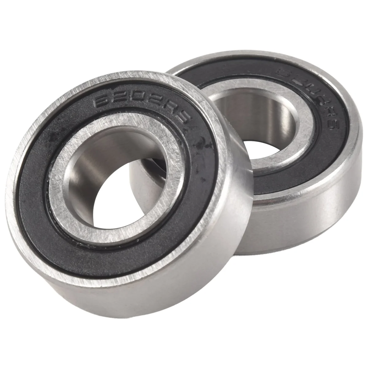 

ETRT 2Pcs 6202RS 15mm Inner 35mm Outer Single Row Deep Groove Ball Bearing