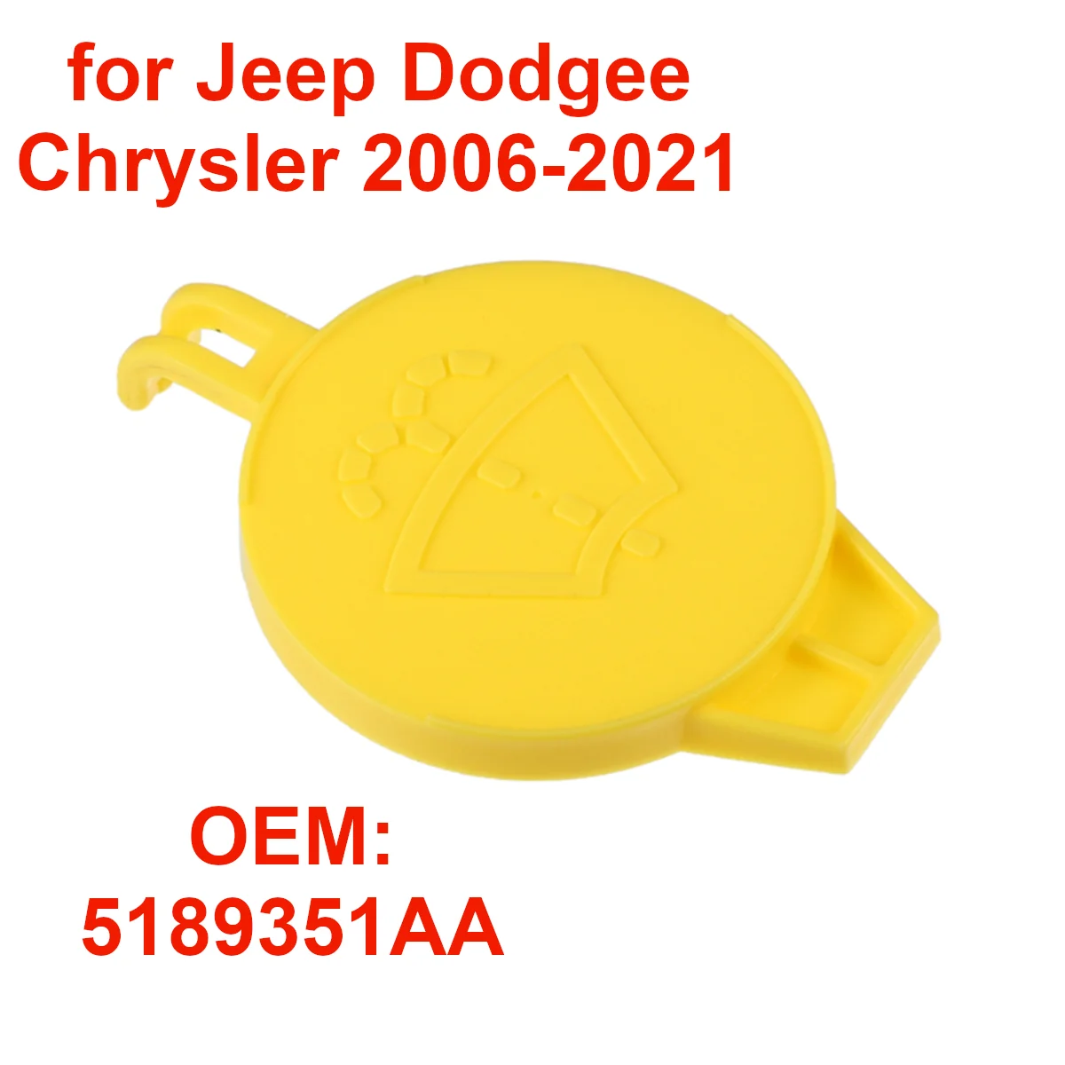 

Крышка резервуара для лобового стекла автомобиля 5189351AA для Jeep Dodgee Chrysler 2006-2021