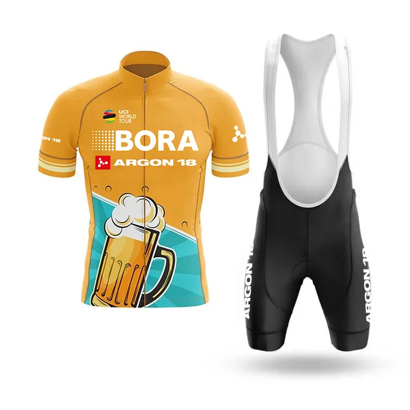 Мужской велосипед argon 18, трикотаж Bora Team, велосипедный трикотаж с короткими рукавами, летняя профессиональная велосипедная одежда
