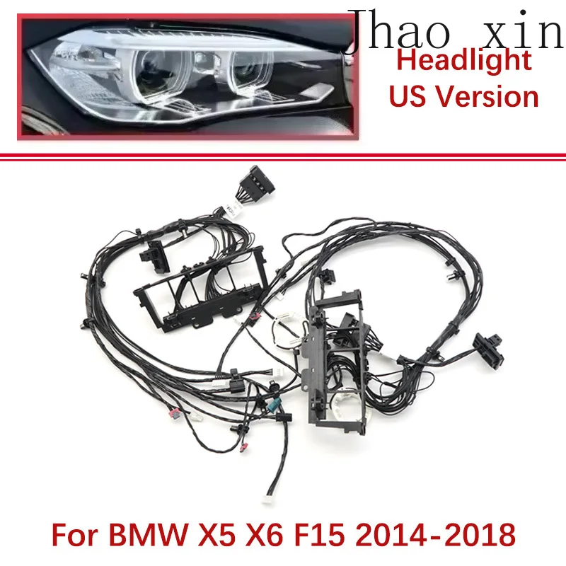 

Car Headlights Wiring Harness For BMW X5 X6 F15 2014-2018 US Version Internal Harness Connector Plug Circuit Assembly Component