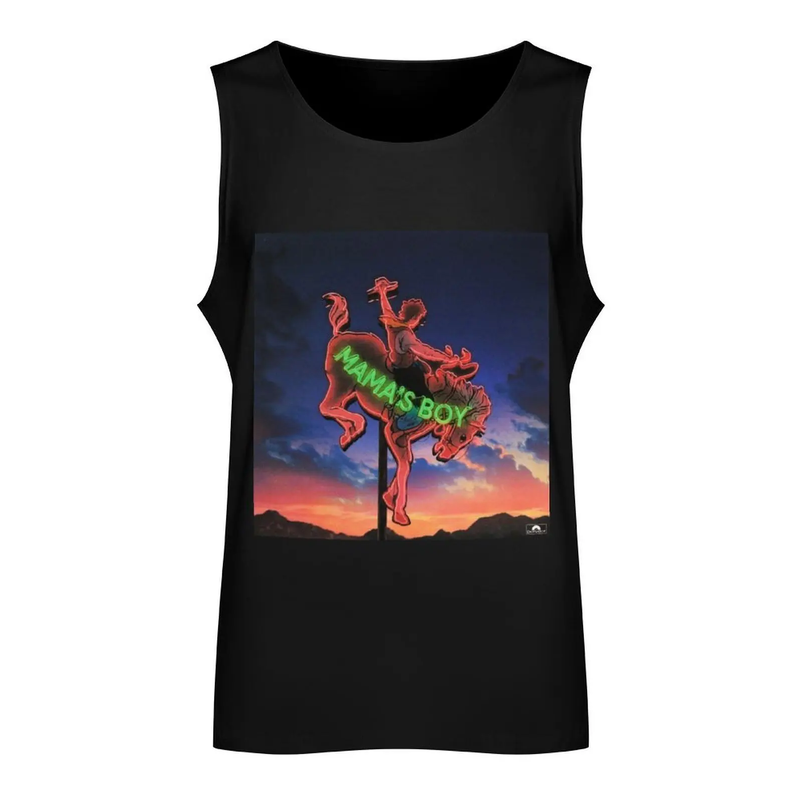 lany 1 jangkrikk Mama's Boy Tank Top summer gym training accessories Male vest