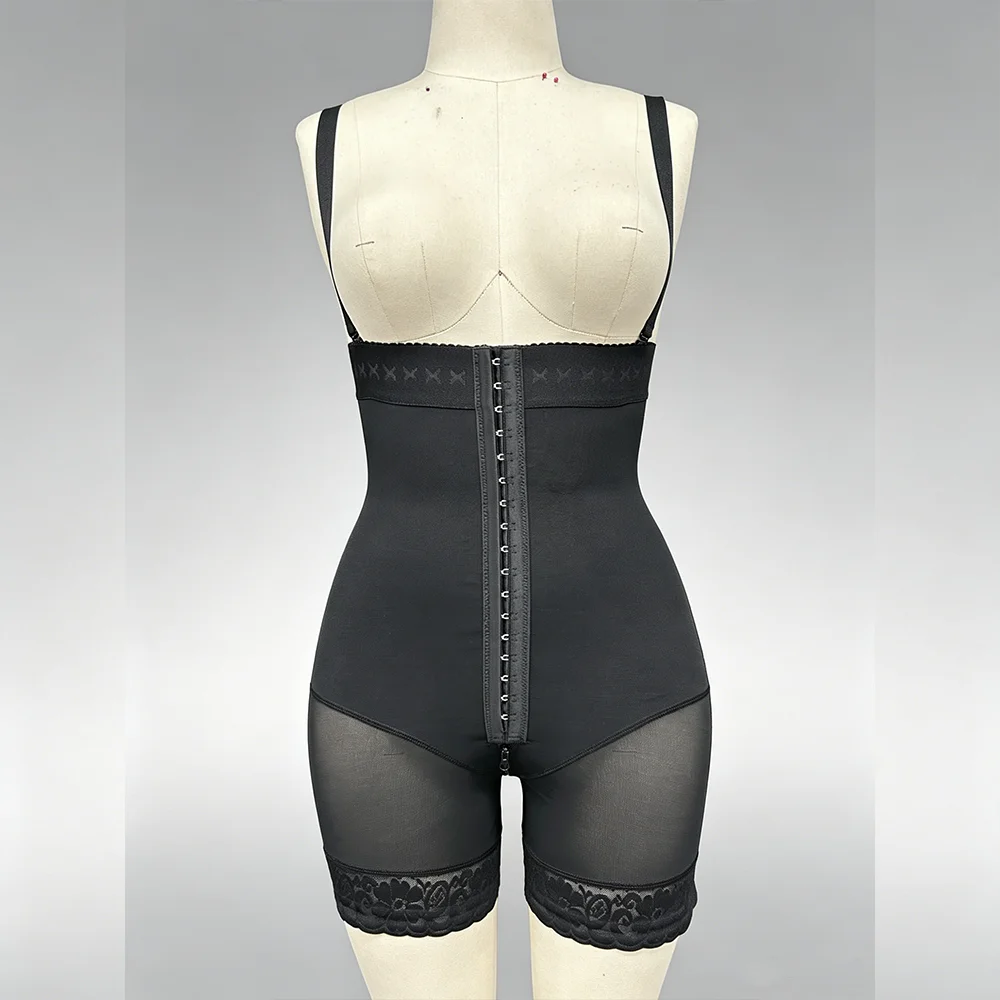 

Fajas Colombianas High Waist Butt Lifter Shapewear Tummy Control Open Bust Body Shaper with Front Hooks for Women