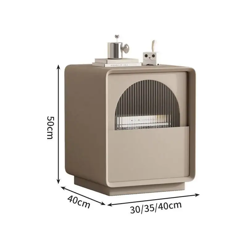 

Aesthetic Nightstand Italian Luxury Modern Simple Nordic Bedside Table Minimalist Trendy Mesitaa De Noche Bedroom Furniture