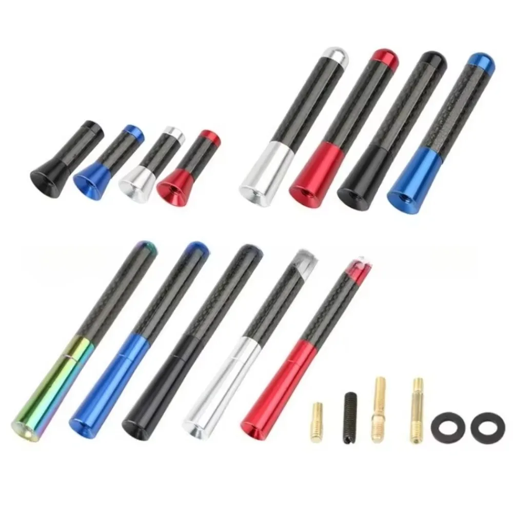 

Popu для 3,5/8/12 см автомобильная антенна на крышу из углеродного волокна радиоантенна радио FM/AM металлическая приемная антенна автомобиля внешний декор Ac