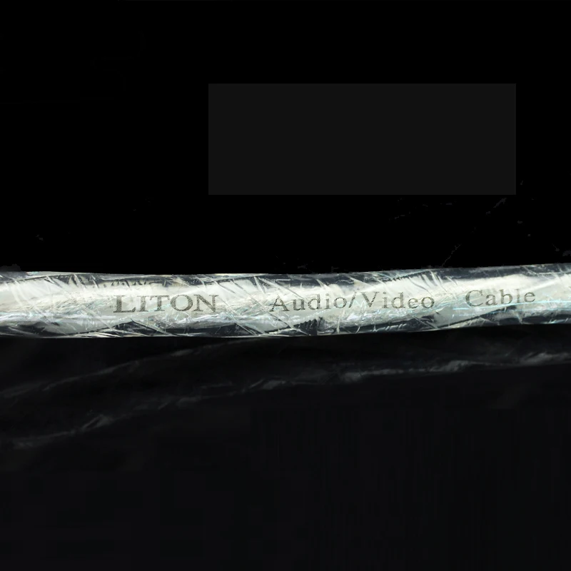 Lipton /LITON 2芯銀メッキダブルシールドオーディオ信号ライン スキャッターライン ダブルロータスライン パワーアンプケーブル