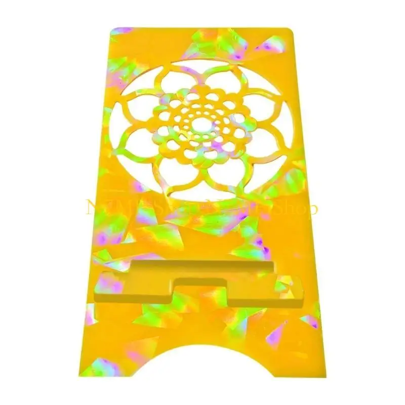 

N7MF силиконовая форма для кронштейна для телефона, голографическая форма из смолы, Радужный светильник, подставка для телефона,