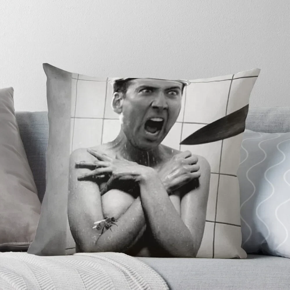 Nicolas Cage/Psycho Throw Pillow Sofa Cushions Cover Decorative Cover For Living Room Pillow Cases Pillow