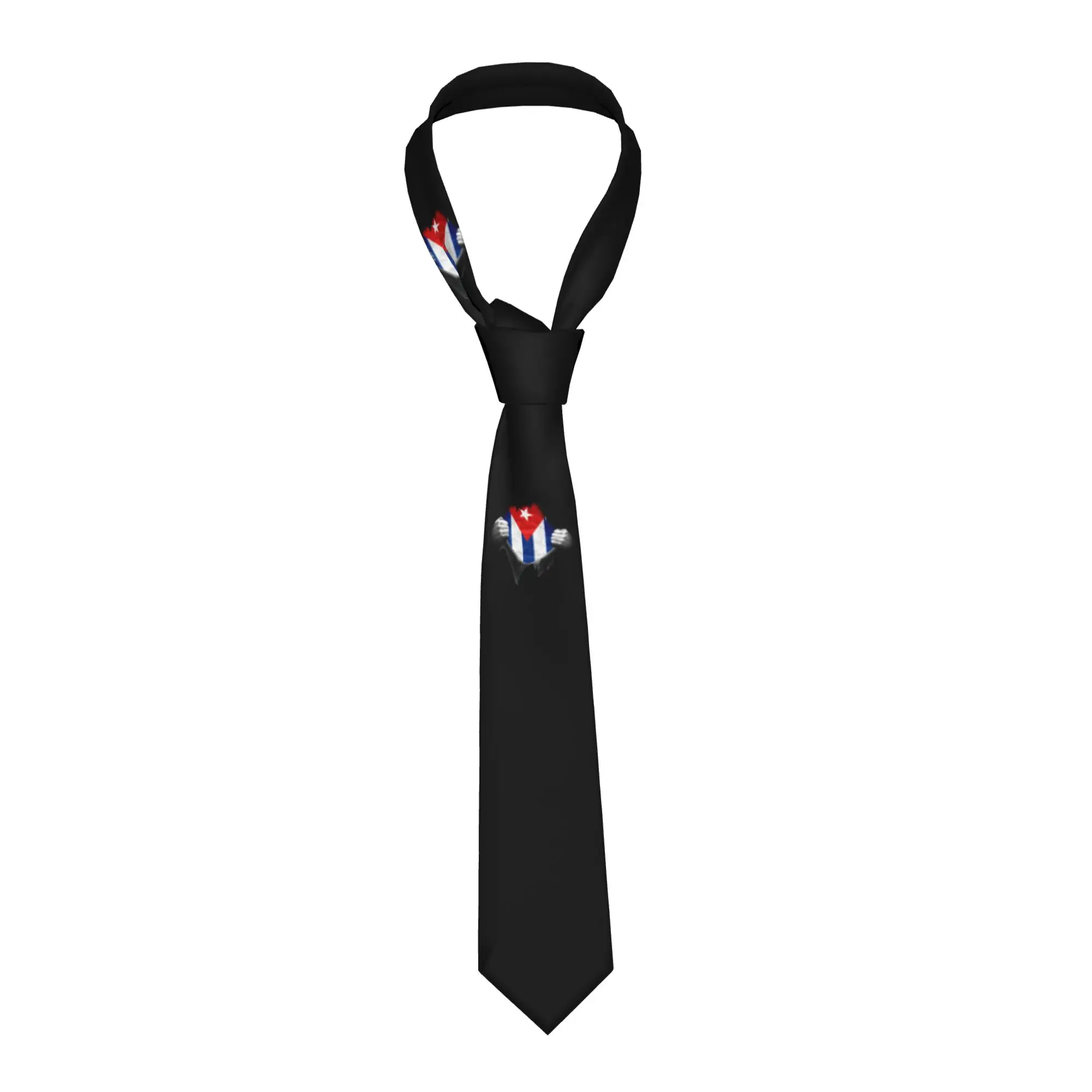 Formal Cuban Patriotic Cuba Flag  Tie for Business Men Proud Cuban  Neckties