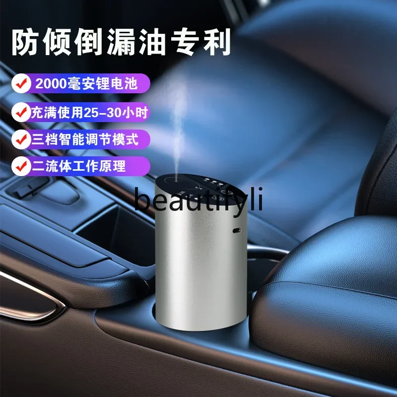 Customized car aromatherapy machine Bedroom air diffuser Waterless instrument Automatic fragrance machine