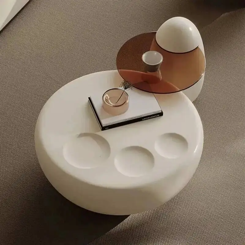 

Современный Дизайн, Роскошные Скандинавские Журнальные Столики, Белый Журнальный Столик для Прихожей и Спальни, Большой Эстетичный Креативный Низкий Столик, Мебель для Дома