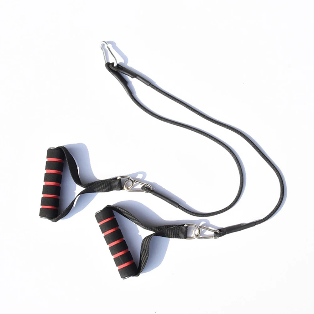 1 Juego de cuerda para hacer ejercicio muscular, cuerda de tracción duradera para entrenamiento de fuerza, bíceps, tríceps, espalda, hombros, ABS, entrenamiento de gimnasio en casa