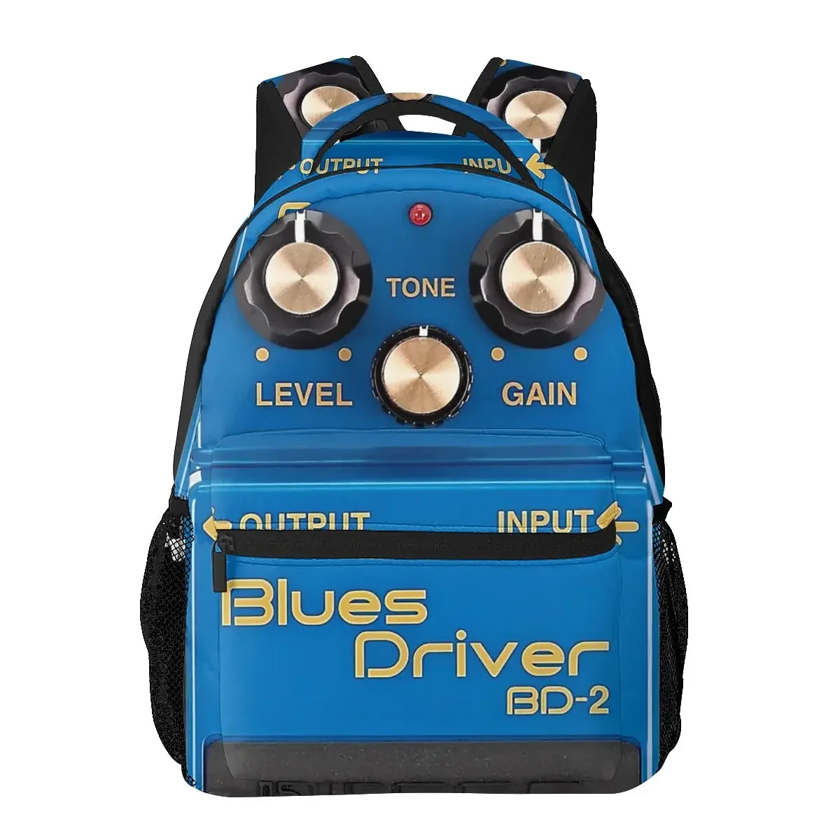 Boss Blues Driver BD-2 Overdrive Bluesbreaker Guitar Pedal Dirty Backpacks Boys Girls Bookbag School Bags Rucksack Shoulder Bag