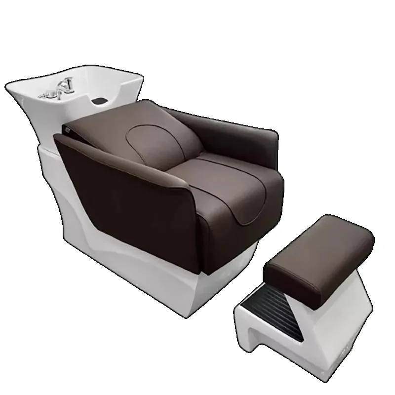 

Modern Fashion Shampoo Bed Massage Luxury Nordic Delicacy Shampoo Recliner Ergonomic Simple Cadeira De Barbearia Salon Furniture