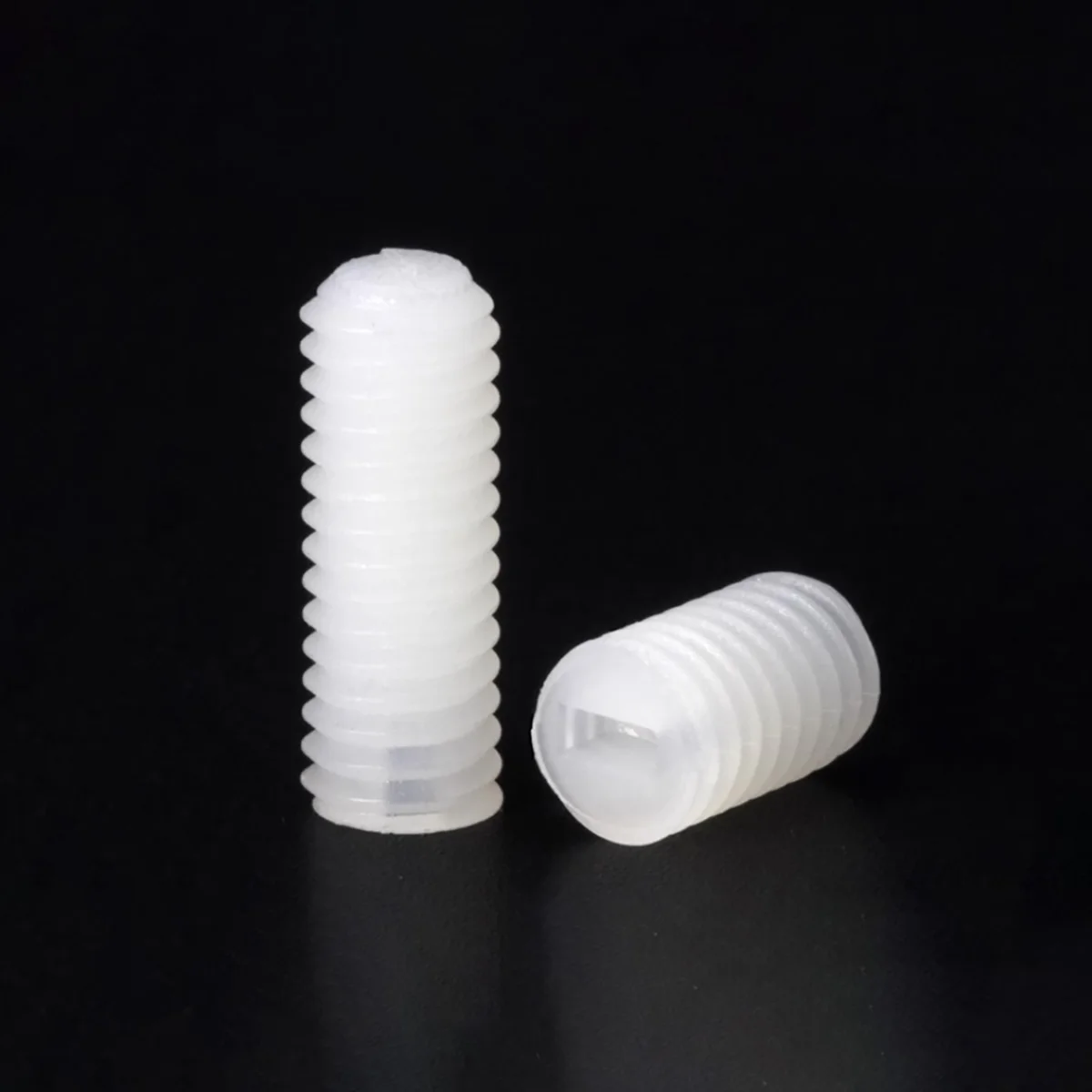 Nylon Fixing Screw / Plastic Headless Bolt / Slotted Fixing Screw M3M4M5M6M8