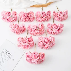 Cheap Artificial Flower silk Rose Christmas Wreaths Wedding bridal bouquet Home outdoor garden arch DIY box Hot sale decorations