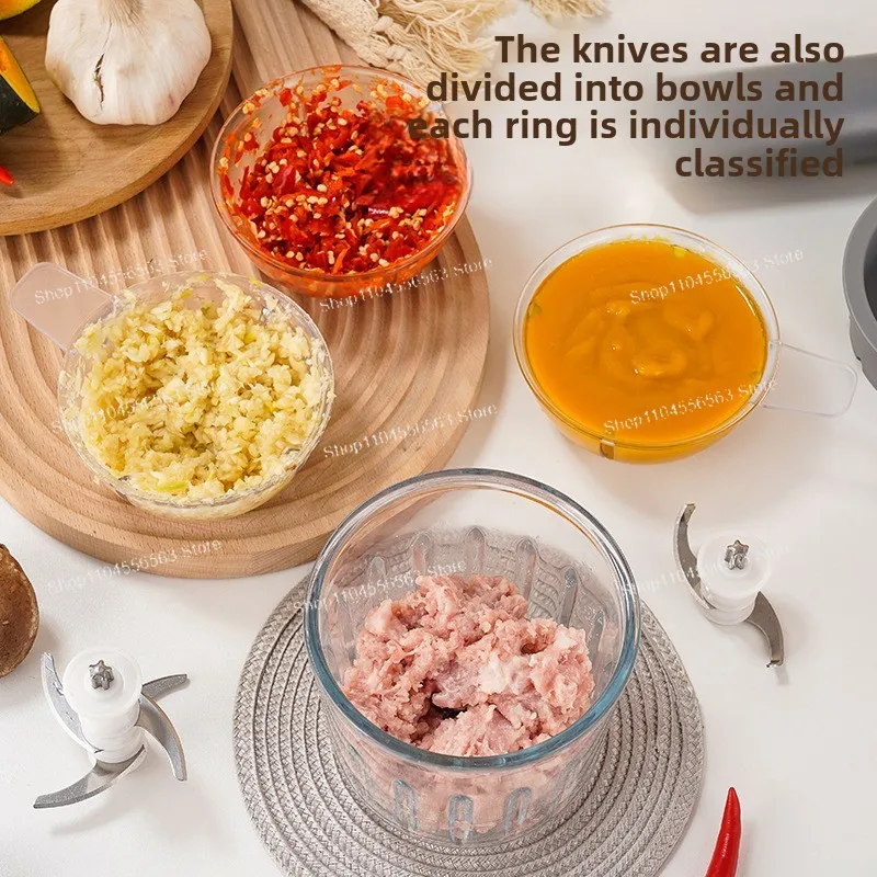 مفرمة لحم، منزلية، آلة تحضير وتوابل، آلة طهي متعددة الوظائف، آلة حشو كهربائية