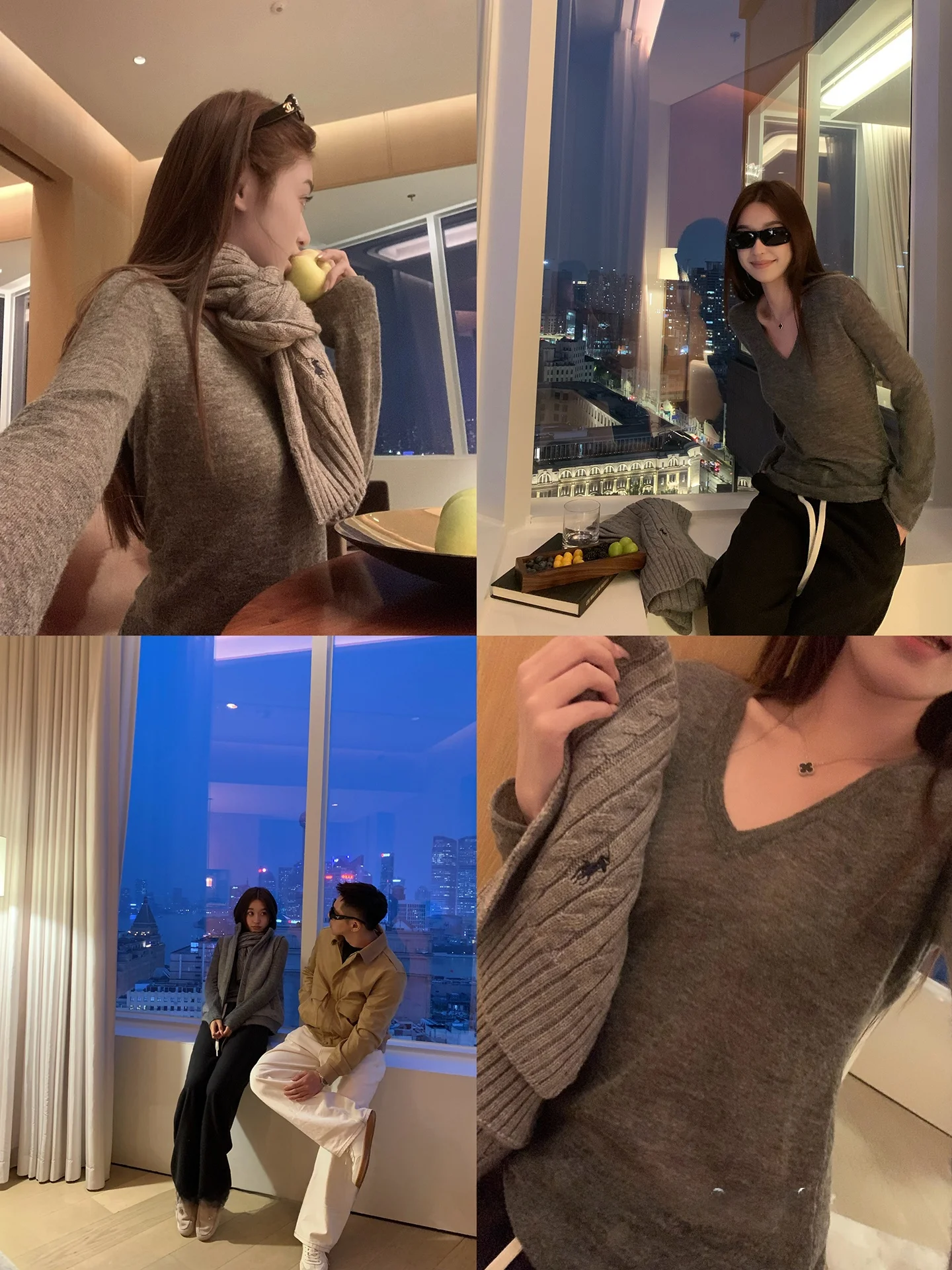 

Элегантный женский трикотажный джемпер с длинным рукавом и V-образным вырезом, мягкий и теплый, для весны и осени, премиум-класса.